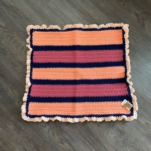 Handmade crochet baby blanket